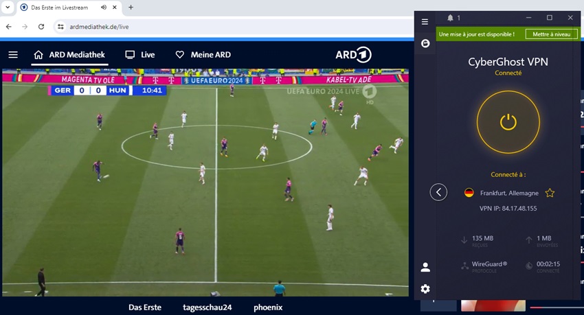 Chaîne suisse en direct en France