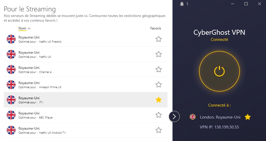 Cyberghost ITV