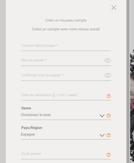 RTVE inscription