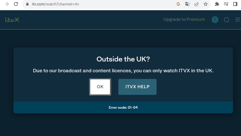 ITV bloque