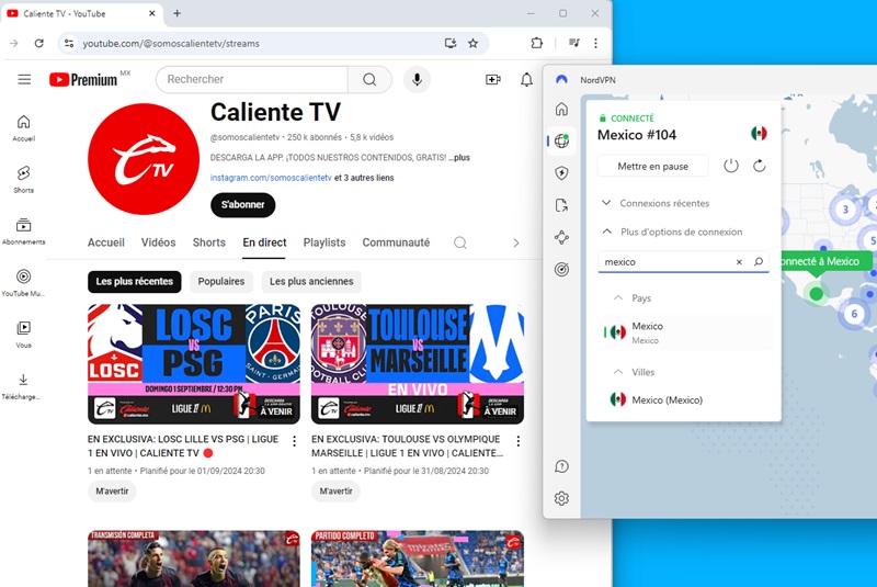 Caliente TV Ligue 1 Youtube