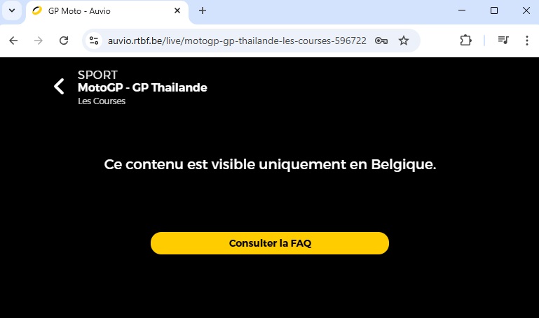 RTBF bloque