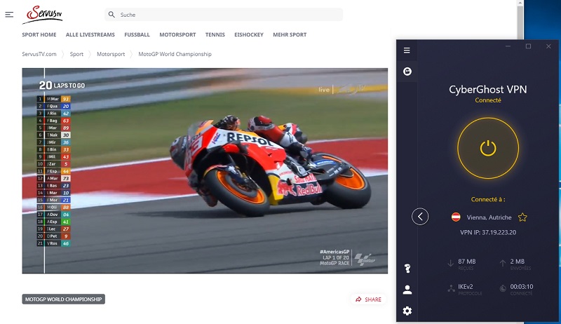 MotoGP sur ServusTV