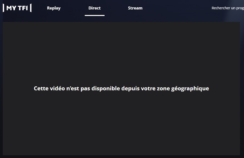 chaine française bloquée à l'étranger